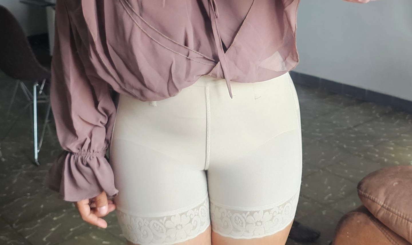Customer photo review of FAJA SHORT INVISIBLE STAGMI CON COMPRESION REALCE DE GLÚTEOS SMI04000