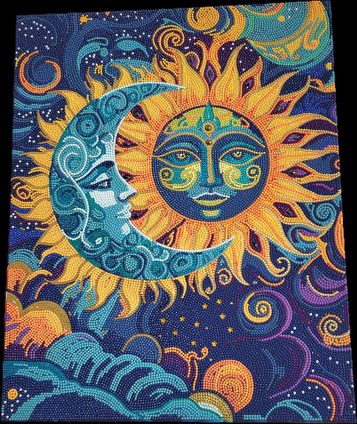 Customer photo review of Celestial Union Crystal Art Canvas Kit 40x50cm