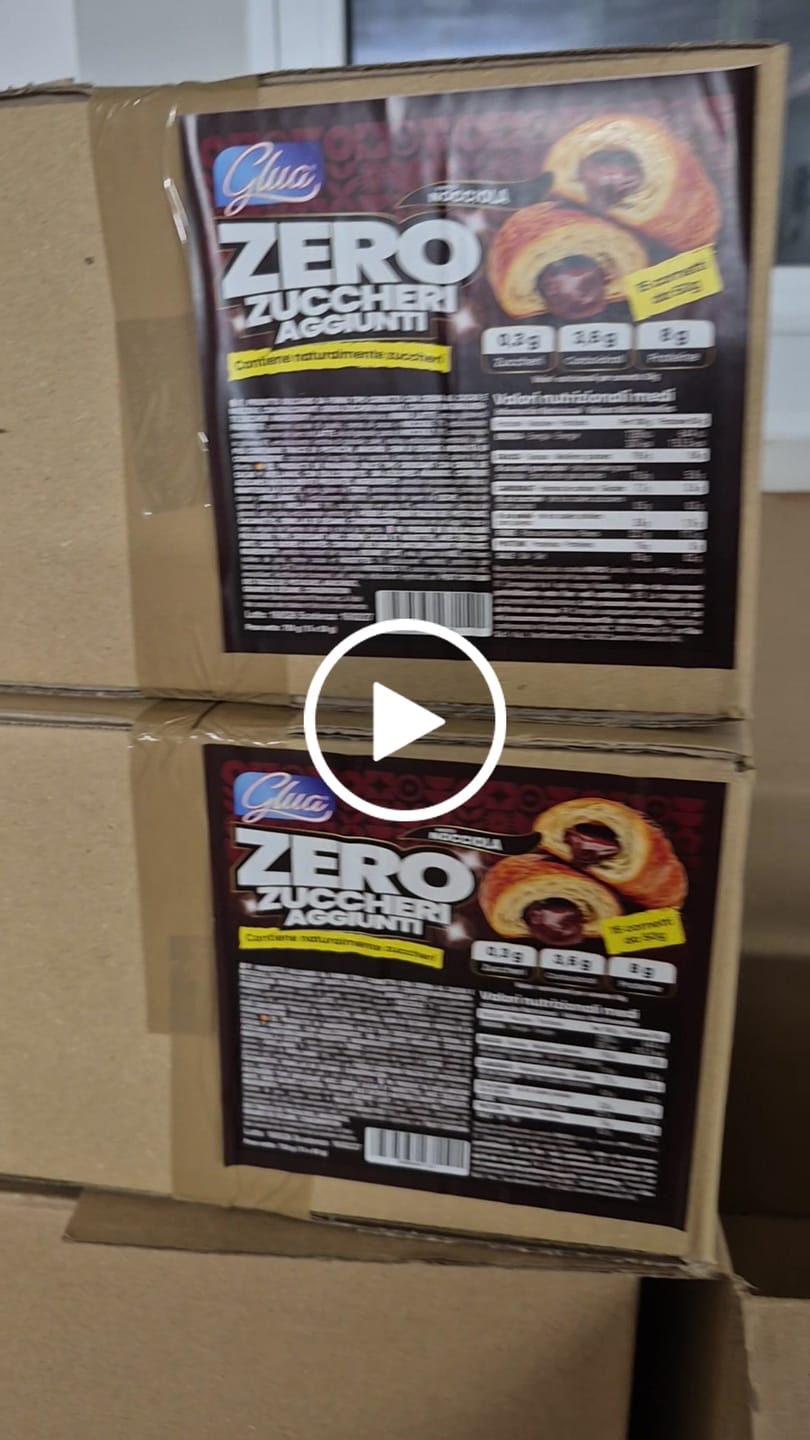 Customer video review of 15 Cornetti proteici ripieni di crema alla nocciola