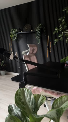 Customer photo review of Profilé U doré Pour Panneau acoustique bois