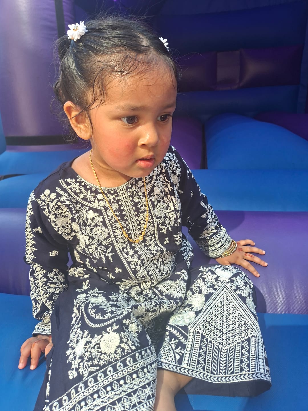 Customer photo review of HK354 Sabre - Linen Mummy n Me Outfit