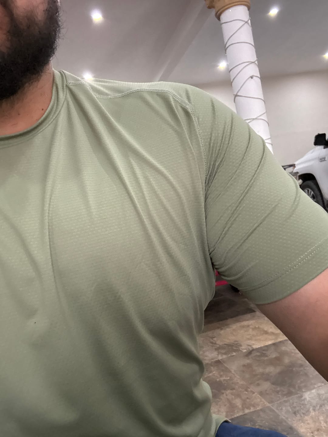 Customer photo review of Artial Performance Tee - Lavender