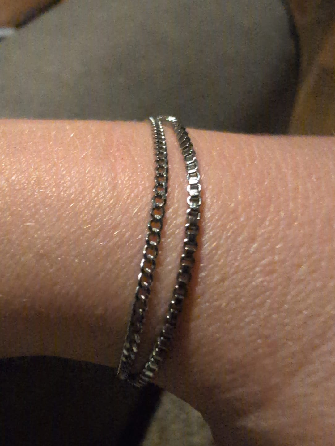 Customer photo review of Minimal Bracelet Stack