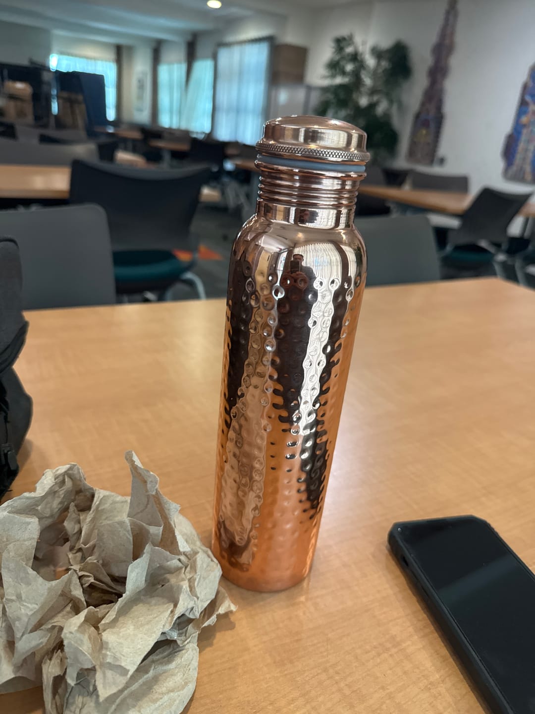Customer photo review of Certified Ayurveda® Pure Copper Water Bottles - V2 Hand-Hammered Edition