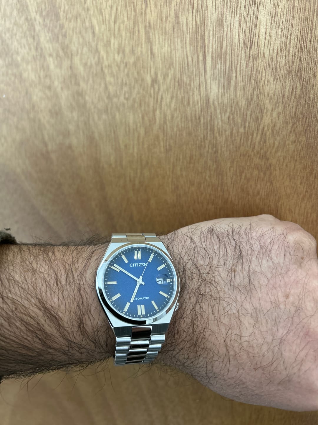 Customer photo review of Reloj Citizen Automatic NJ0151-88L Tsuyosa Sapphire 40mm