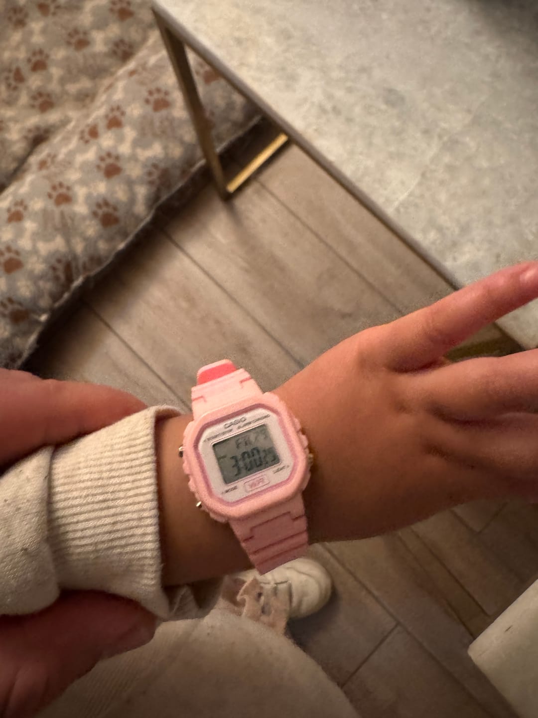 Customer photo review of Reloj Casio Vintage LA-20WH-4A1DF Rosado