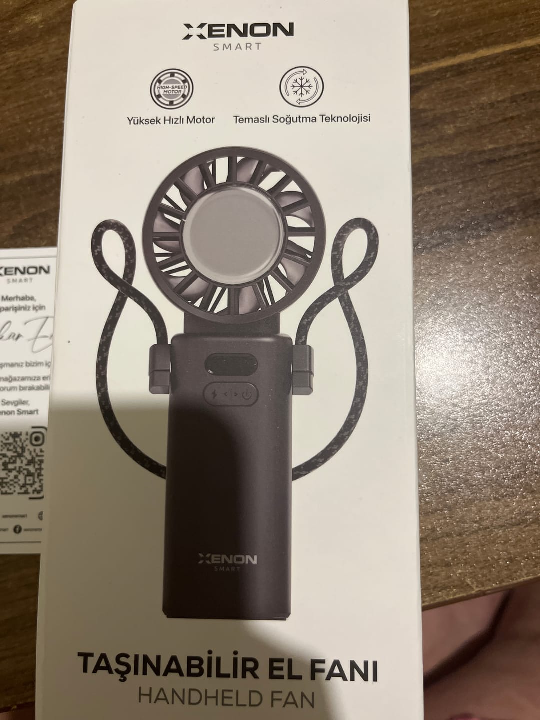 Customer photo review of El Vantilatörü | Peltier Soğutma, 100 Kademe, 3600mAh, 8300 RPM, USB-C, Askılı, Gri (X6111)