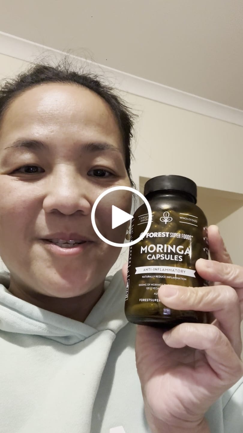 Customer video review of Organic Moringa Capsules