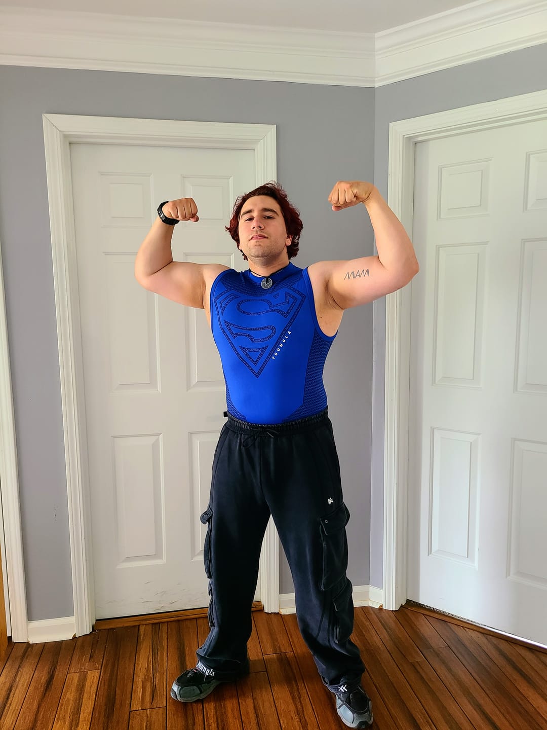 Customer photo review of 3047 - Superman Compression Tanks