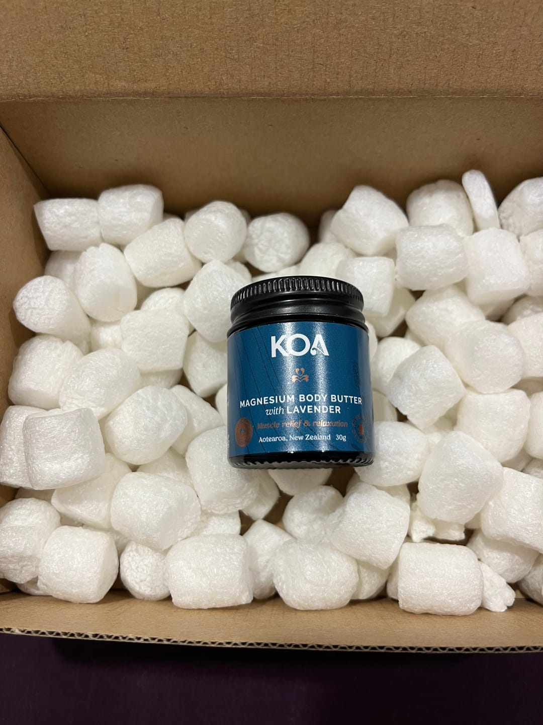 Customer photo review of Mini Magnesium Body Butter with Lavender
