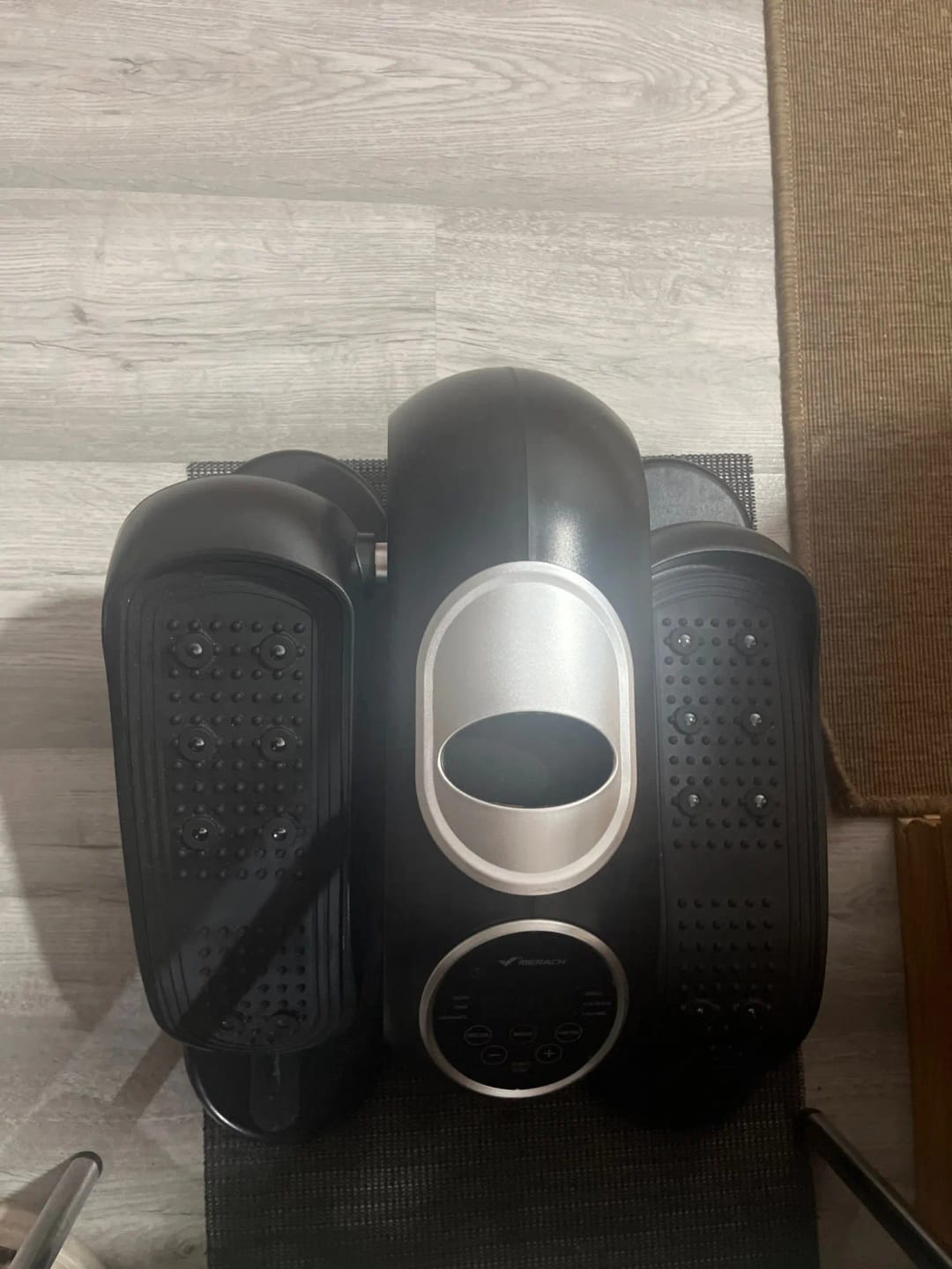 Customer photo review of Under Desk Elliptical Leg Exerciser Quiet Remote 12 Speeds