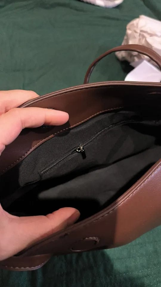 Customer photo review of Cilla Pillow Shoulder Tote Bag