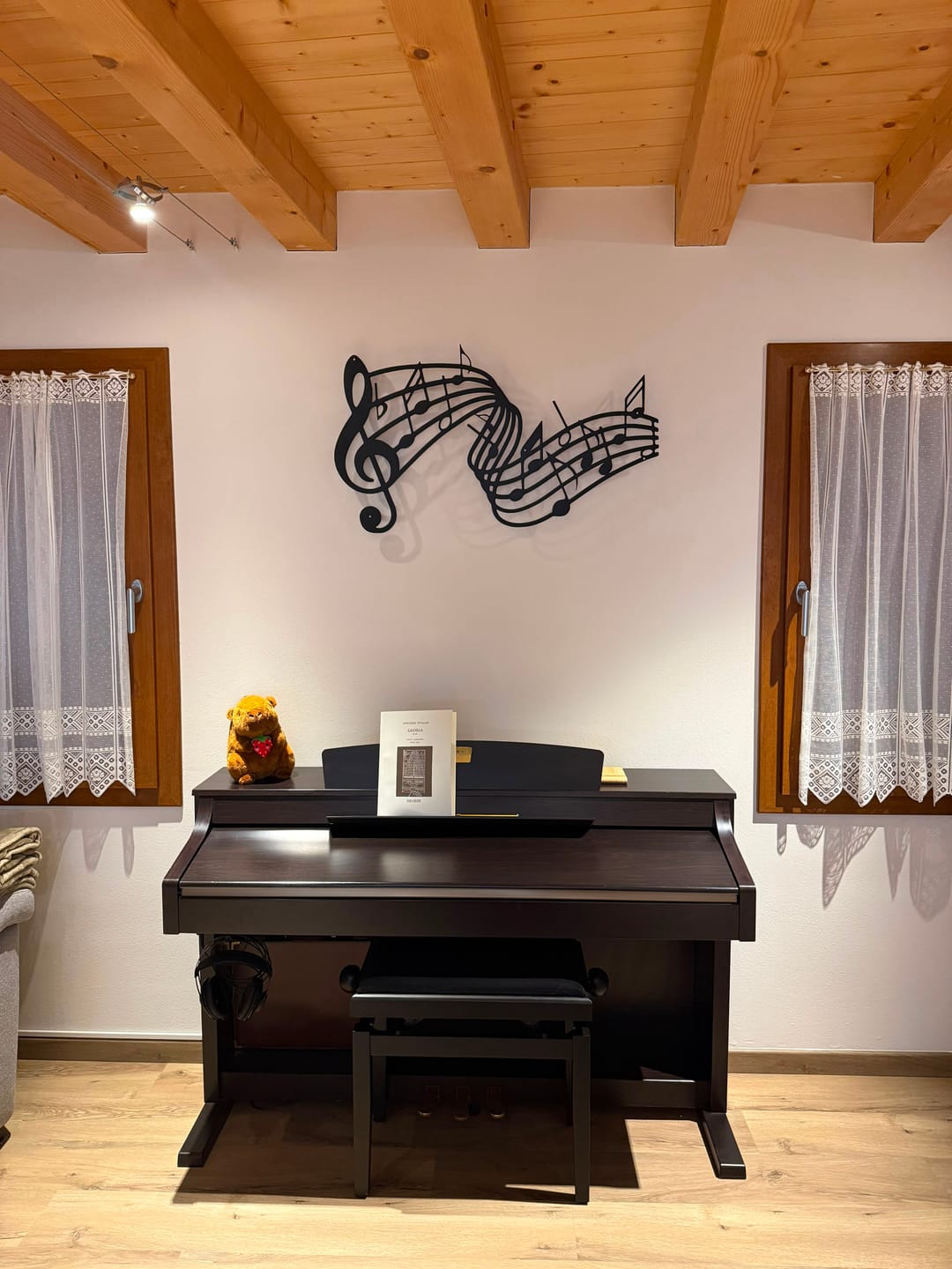 Customer photo review of Décoration Murale en Métal - Notes de musique