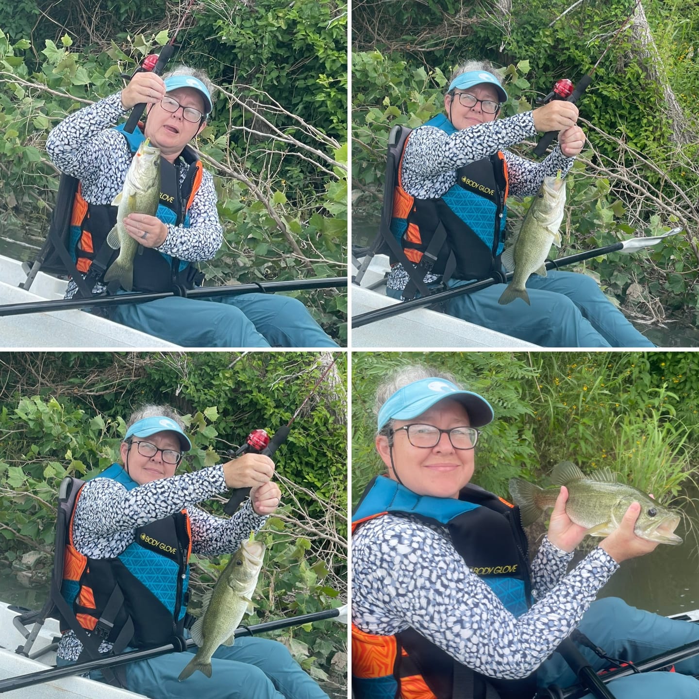 Customer photo review of Shadtale Soft Fishing Lures | BKK Hooks | Paddle Tail Swimbait | For Bass & Trout & Crappie & Walleye