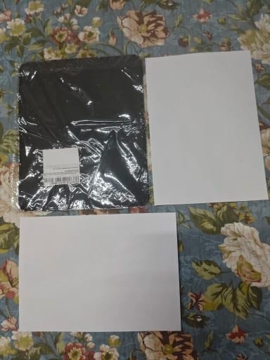 Customer photo review of XXL Black Desk Mat – Extended Non-Slip Mouse Pad for Gaming & Office