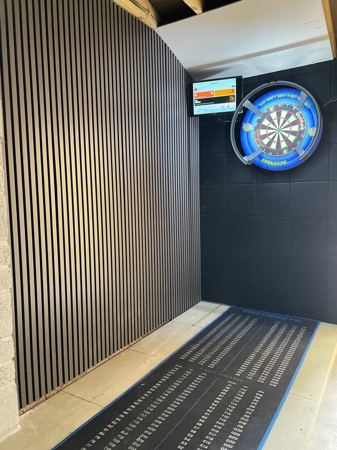 Customer photo review of Premium Acoustic Slatted Wall Panel (Multiple Colours)