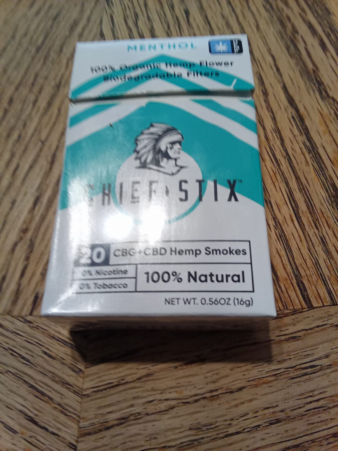 Customer photo review of Chief Stix 20ct CBD + CBG Hemp Smokes
