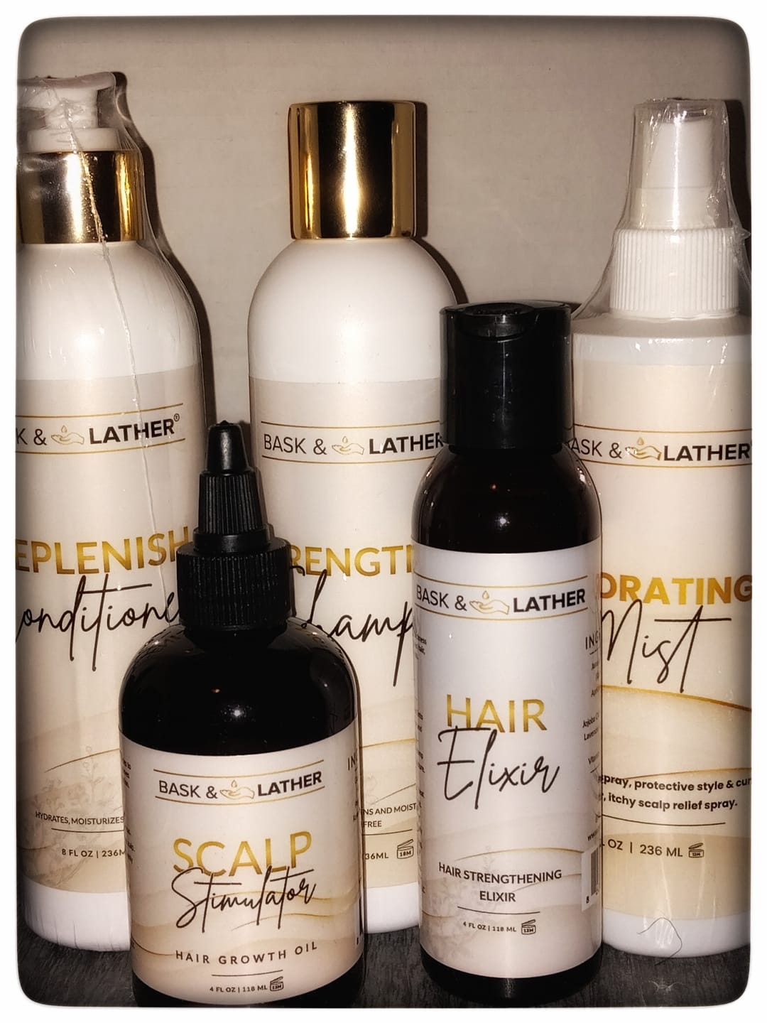 Customer photo review of Wash Day Bundle - Limited Time Offer