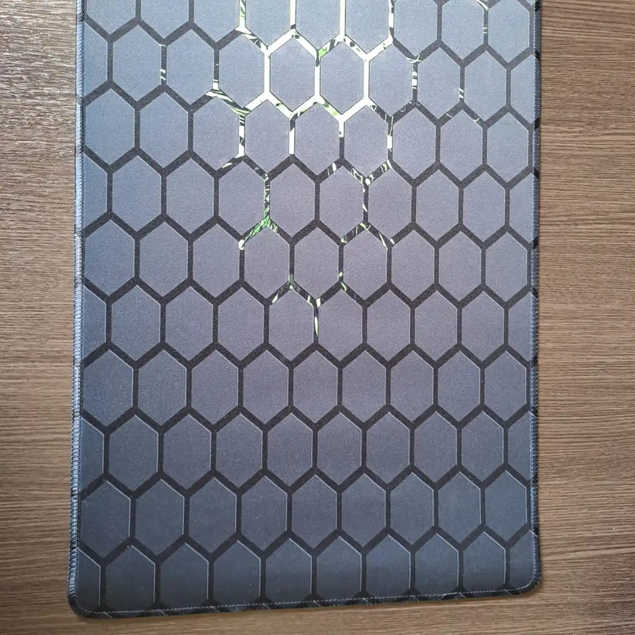 Customer photo review of Hexagon XXL Gaming Mouse Pad – Extended Non-Slip Desk Mat
