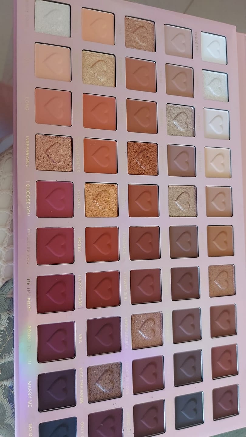Recenzja zdjęć klientów dotycząca palety Wedding Wish XL