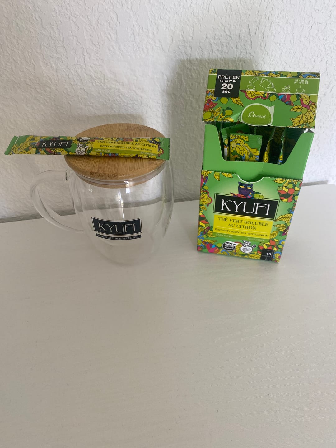 Customer photo review of Thé Vert Citron - Sans Sucre