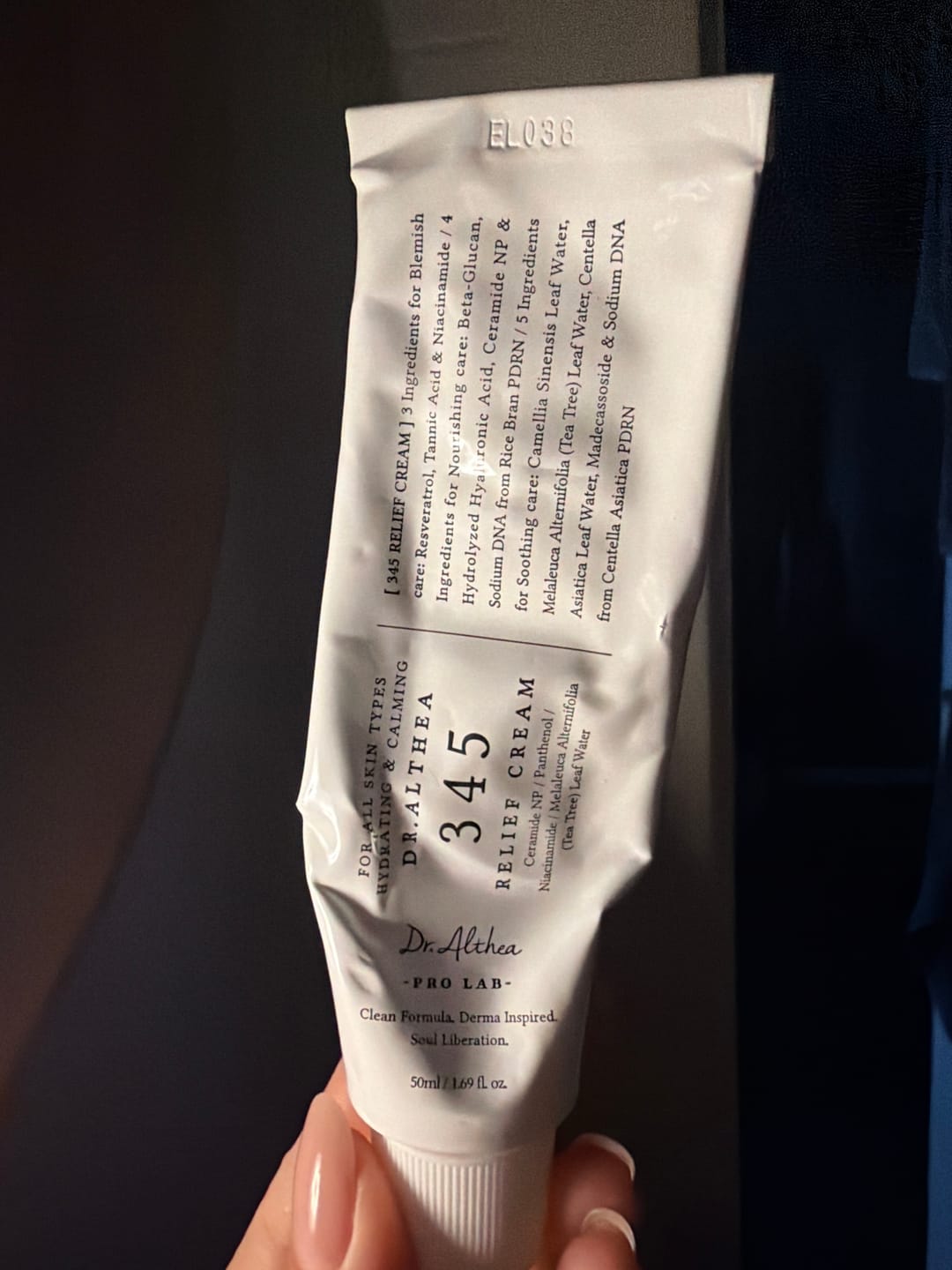 Customer photo review of Nomierinošs krēms ar resveratrolu Dr. Althea 345 Relief Cream