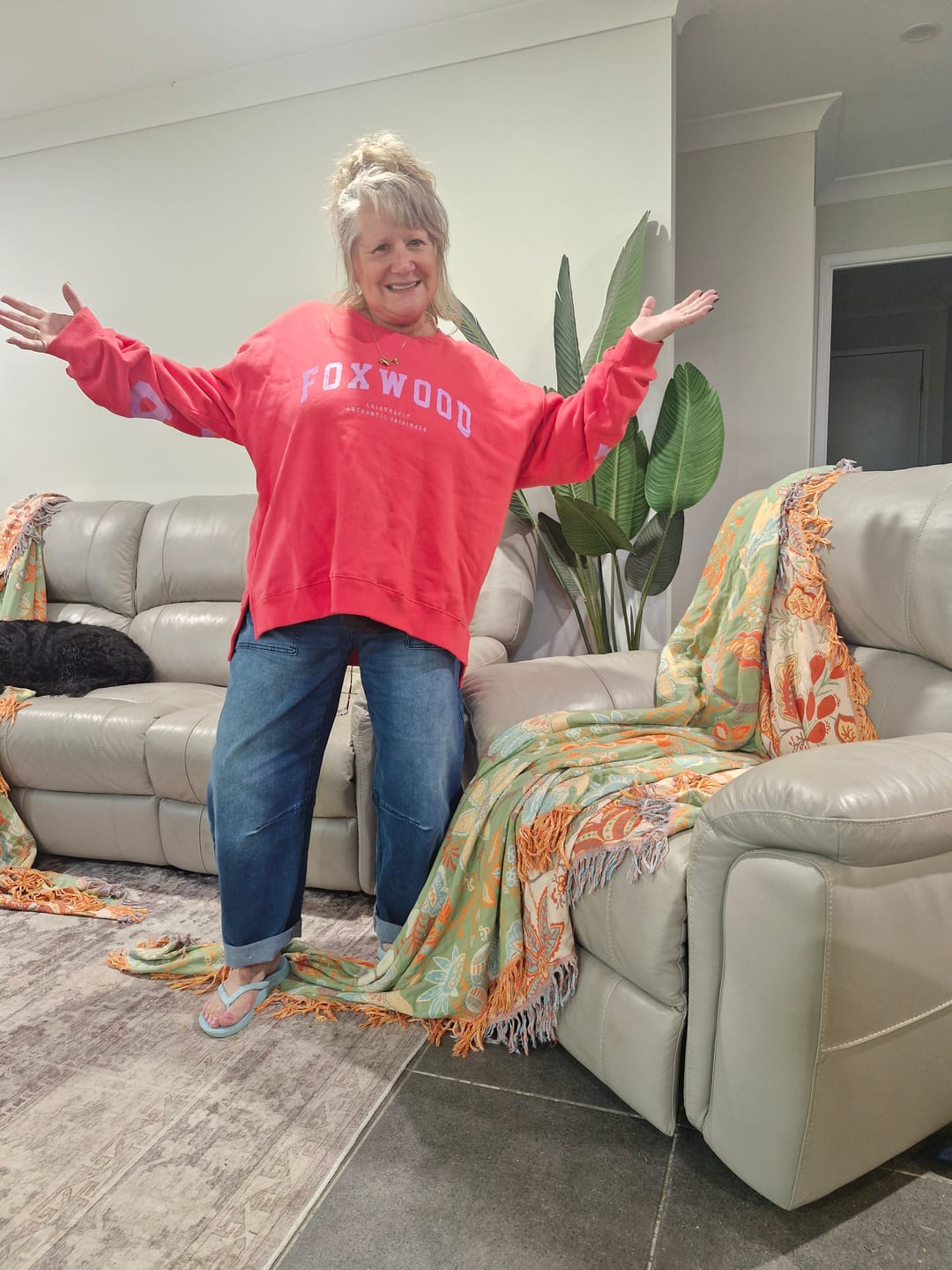 Customer photo review of Interval Crew in Raspberry/Neon Lilac - Foxwood