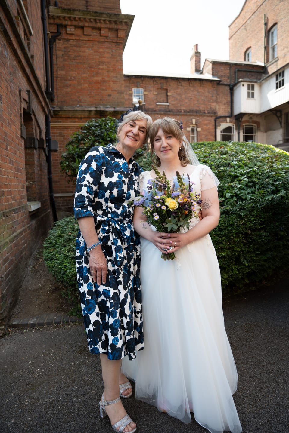 Customer photo review of The 'Zip Pocket' Dress in Inkwell Roses