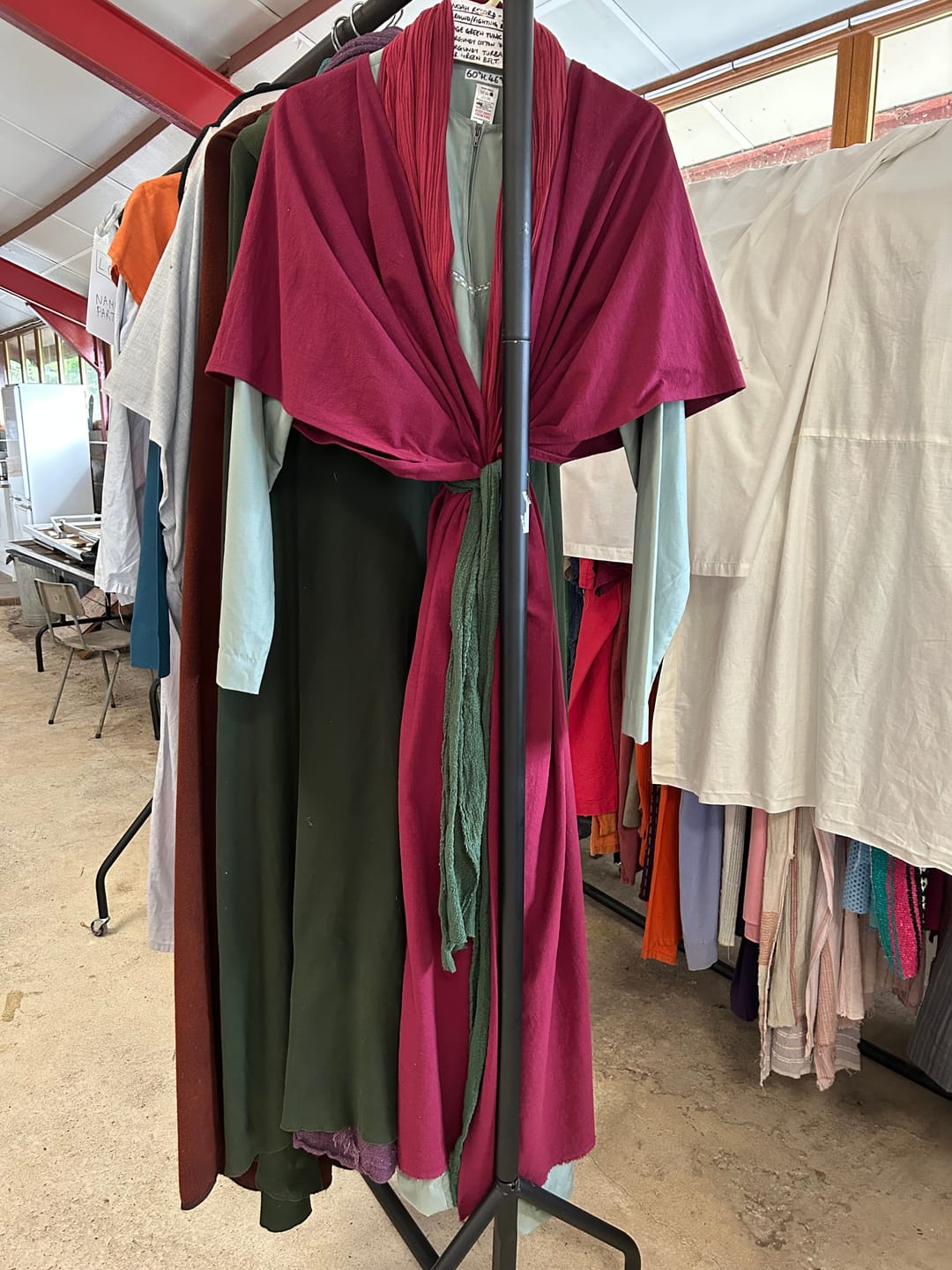 Customer photo review of Linen Feel 100% Cotton Fabric