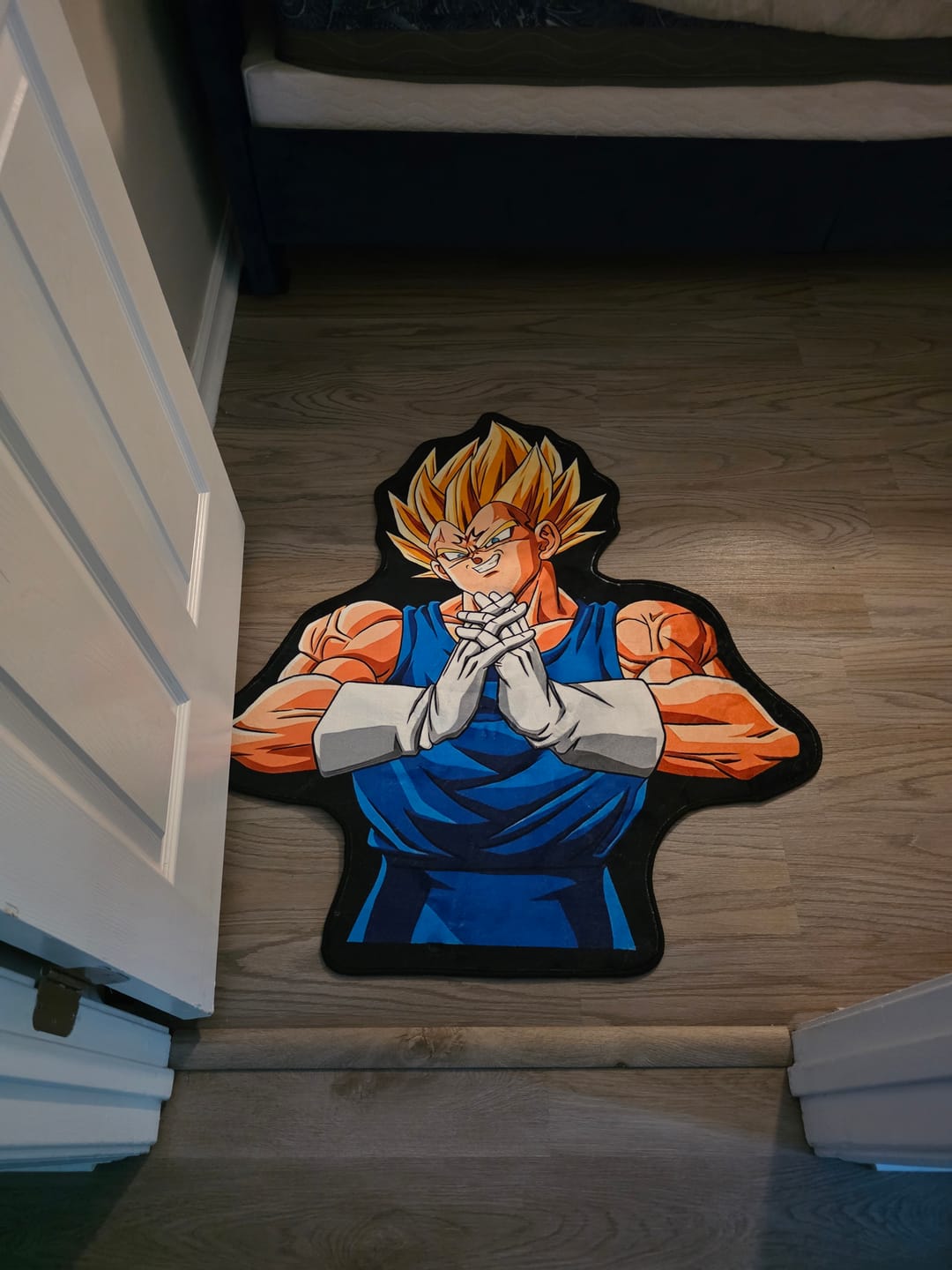 Customer photo review of Majin Vegeta Anime Rug