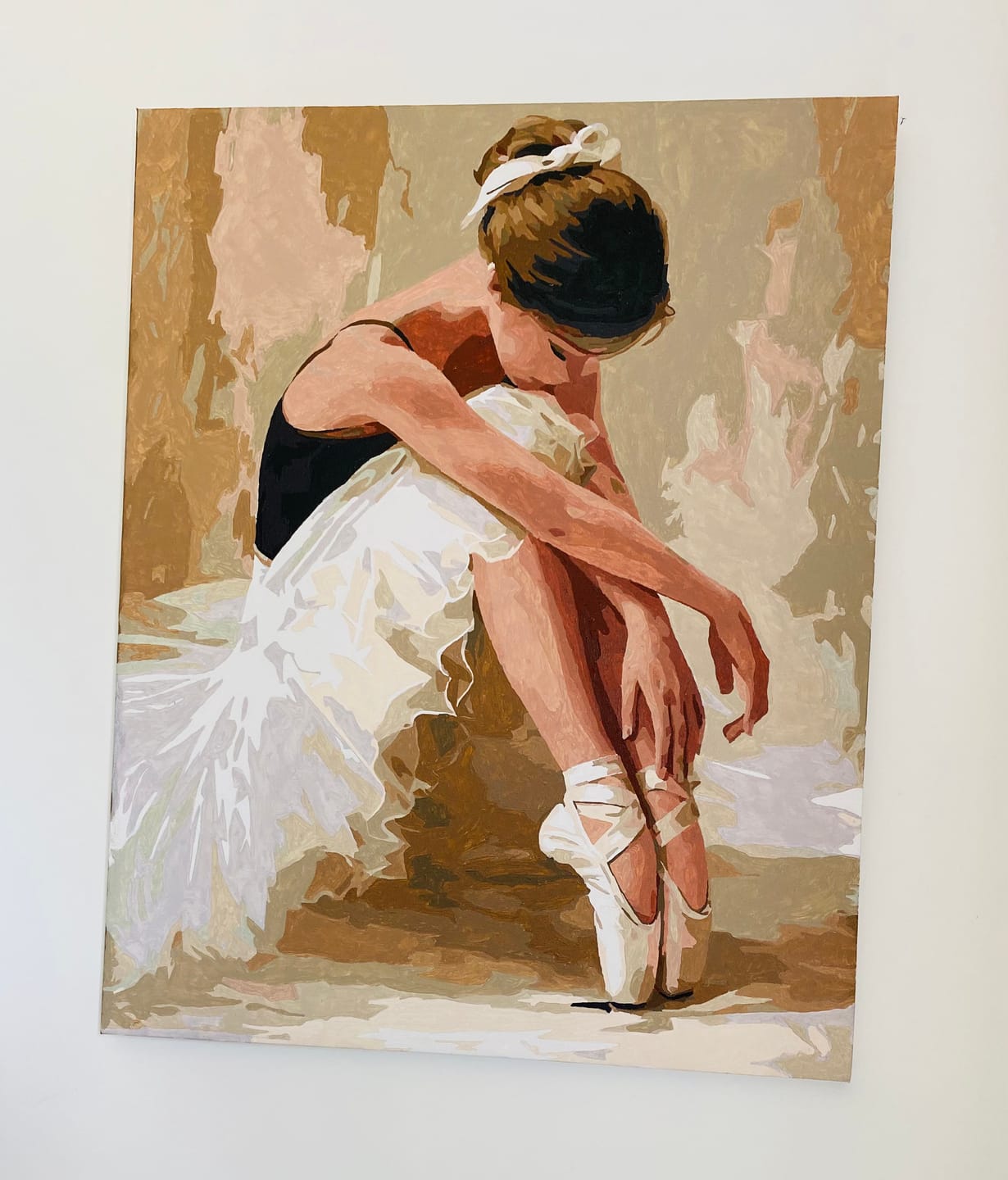 Customer photo review of Fragile Strength | Paint by Number