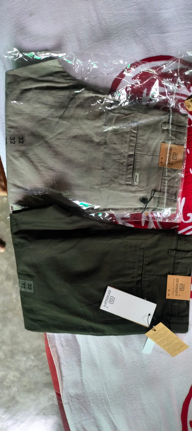 Customer photo review of Monaco - Deep Green Trouser For Men | Ariser