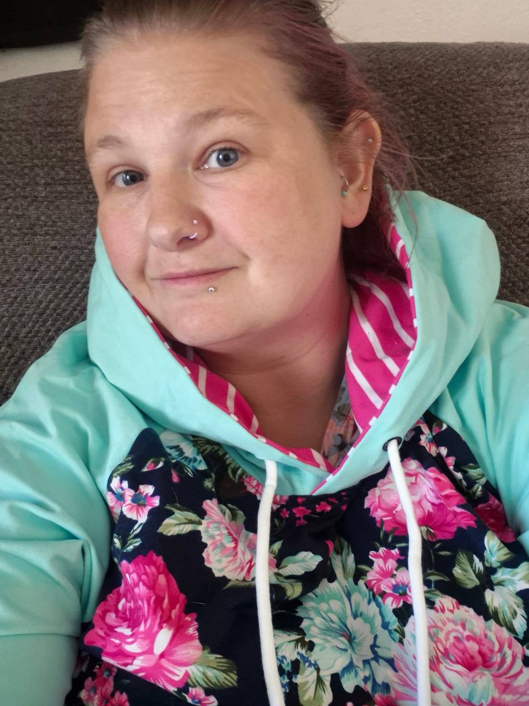 Customer photo review of Alice Floral Pullover