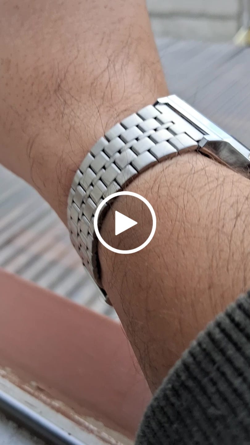 Customer video review of Reloj Casio Vintage A159WA-N1DF Plateado MADE IN JAPAN