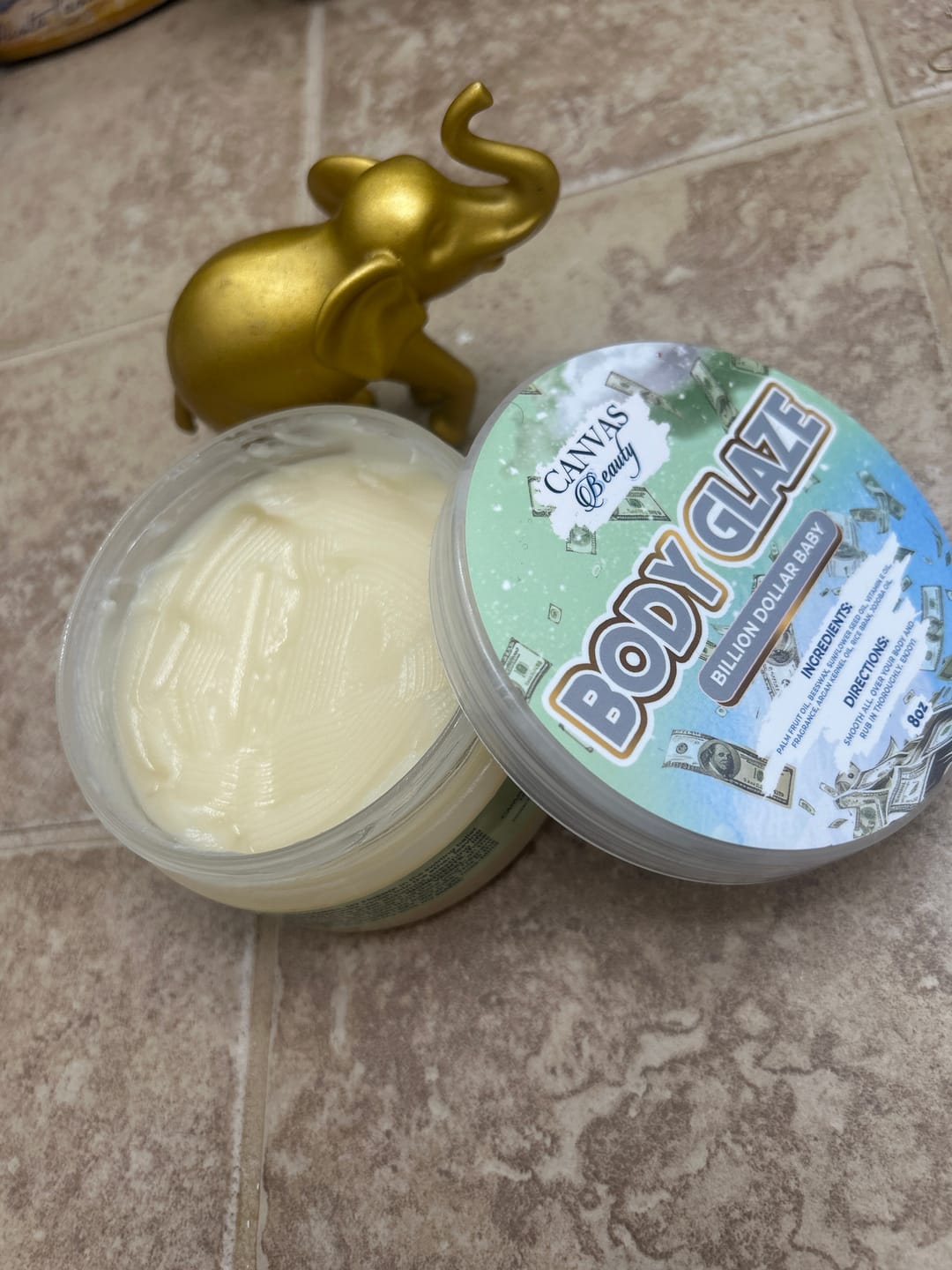 Customer photo review of BODY GLAZE: BILLION DOLLAR BABY