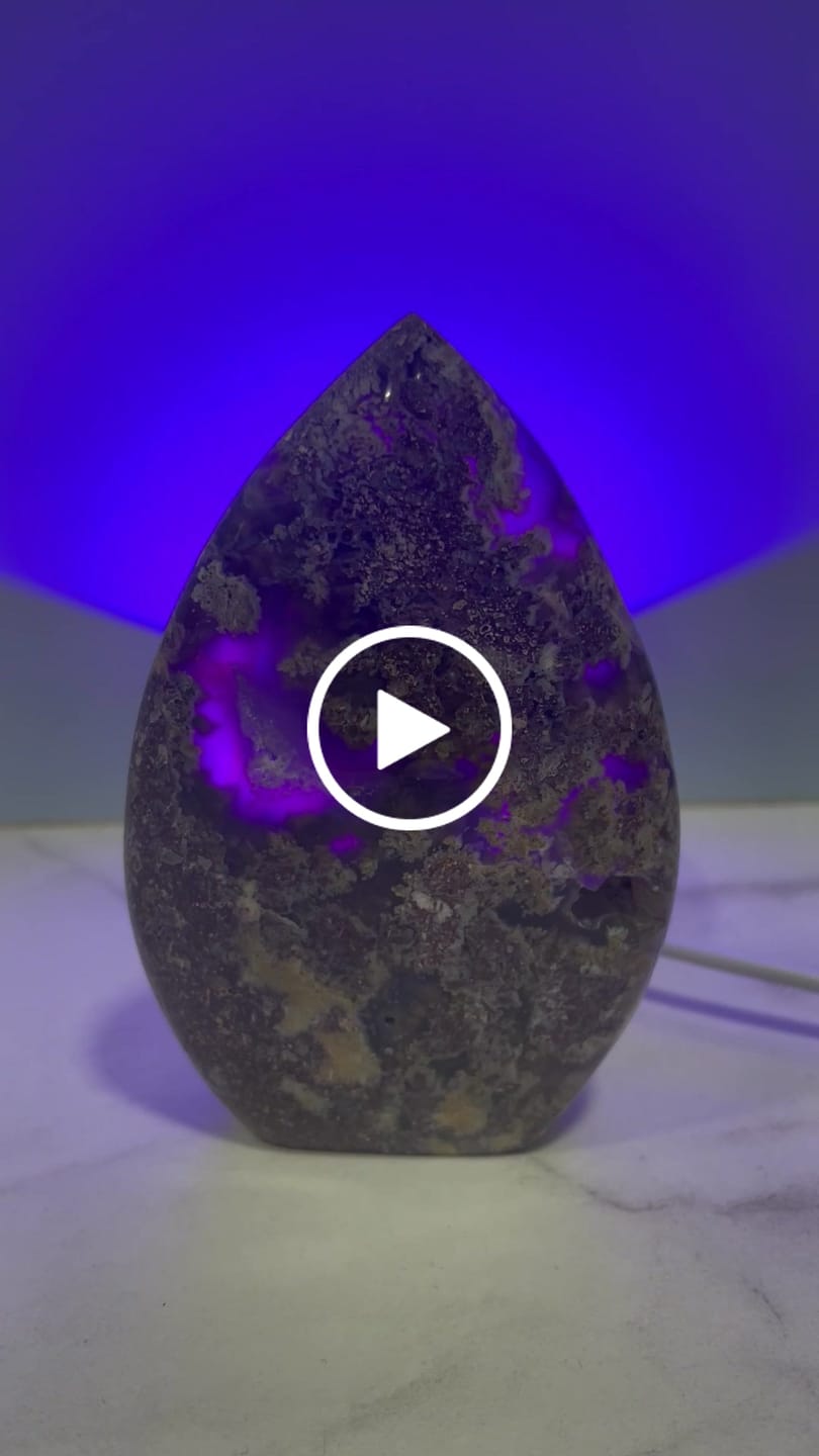 Customer video review of AA Scenic Moss Agate Flame #a