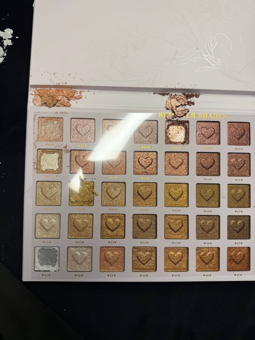 Recenzie foto de client pentru paleta Wedding Wish XXXL