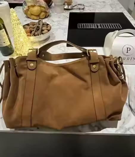 Customer photo review of NWAE - Sac à Main en Daim Large