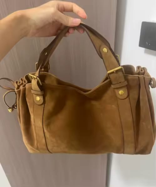 Customer photo review of NWAE - Sac à Main en Daim Large