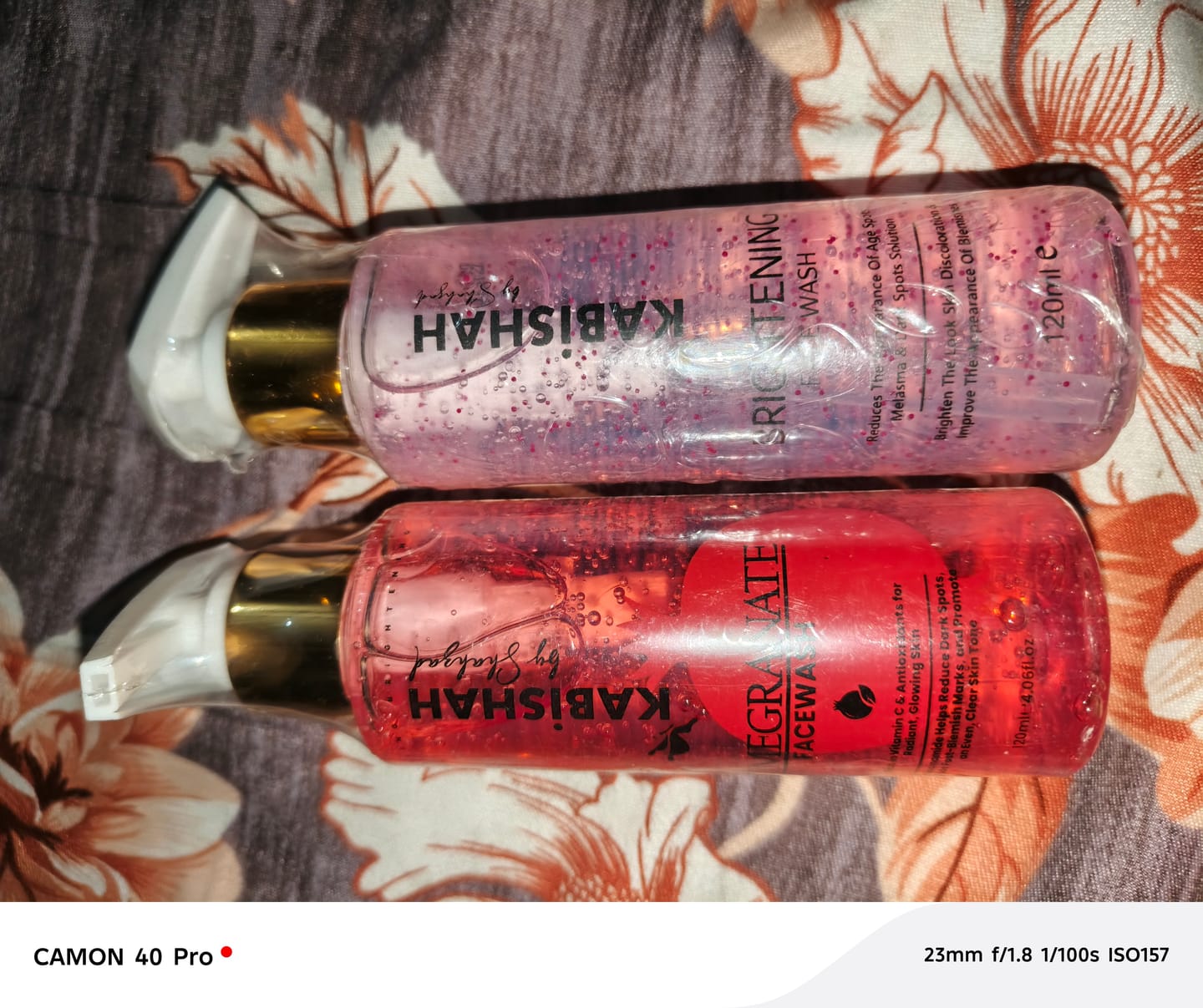 Customer photo review of Dual Action Glow Set