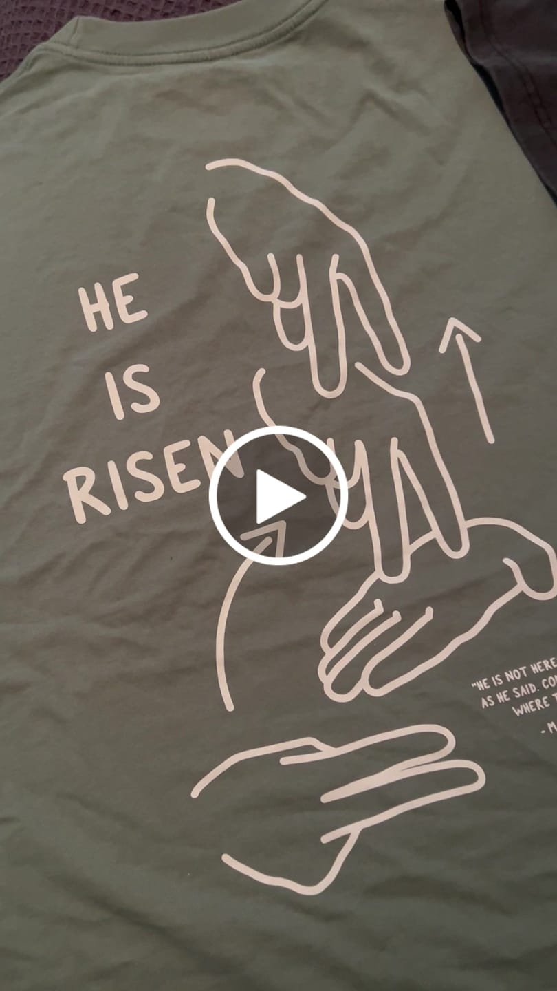 Customer video review of JESUS LOVES YOU ASL TOTE BAG
