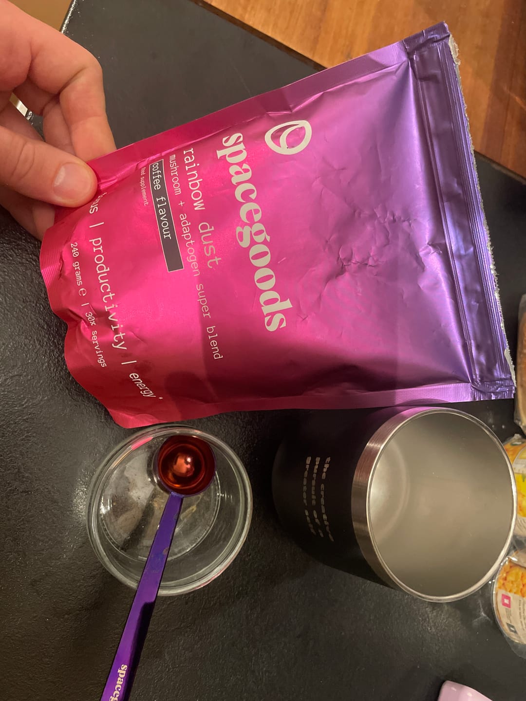 Customer photo review of rainbow dust