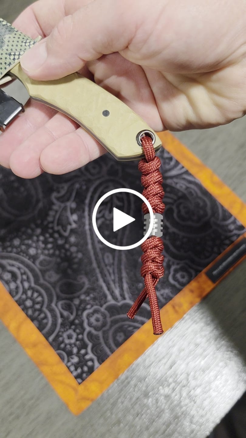 Customer video review of Lone Star Knife Lanyard – Handmade Utility & Style