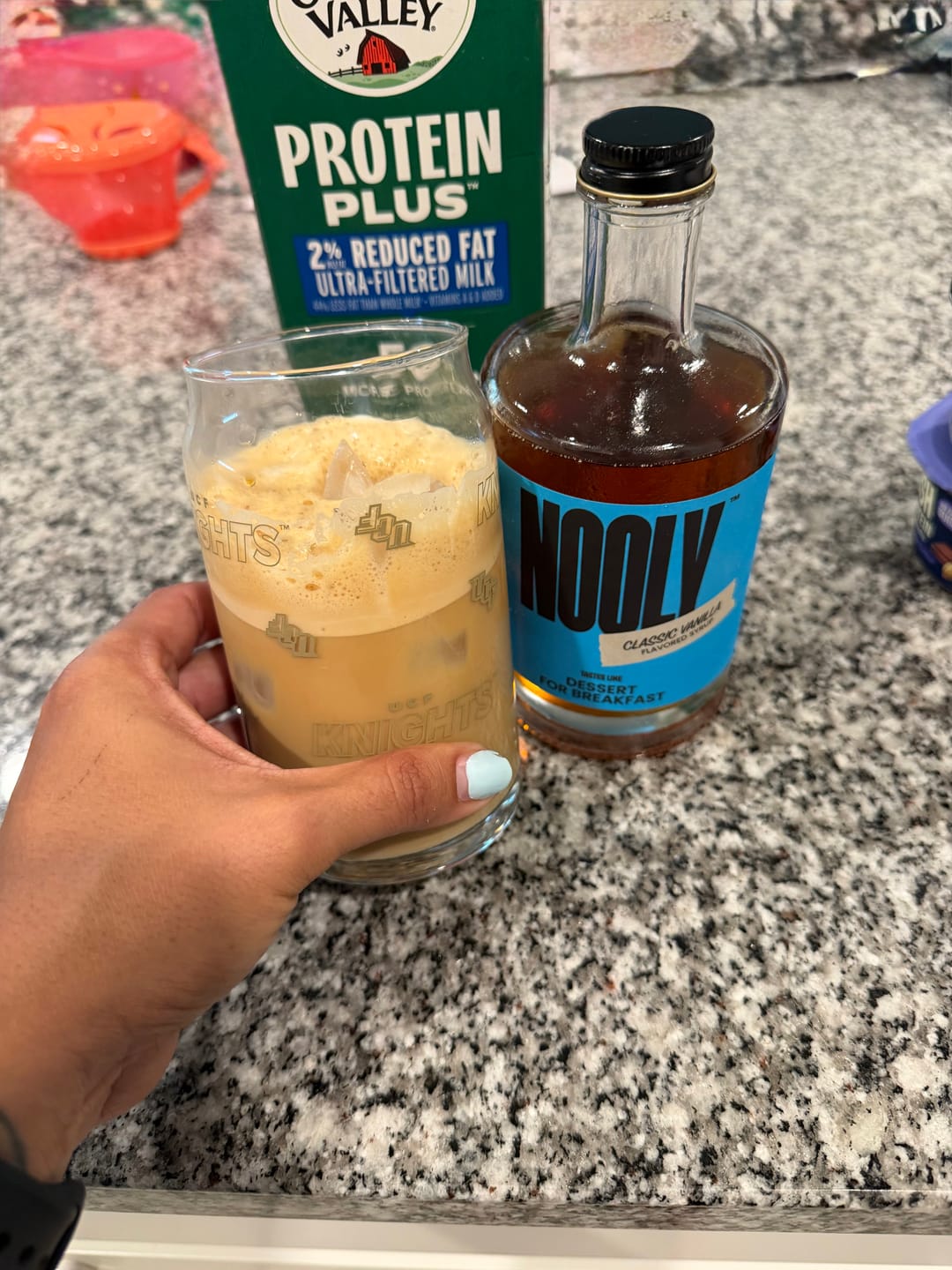 Customer photo review of Vanilla Coffee Syrup