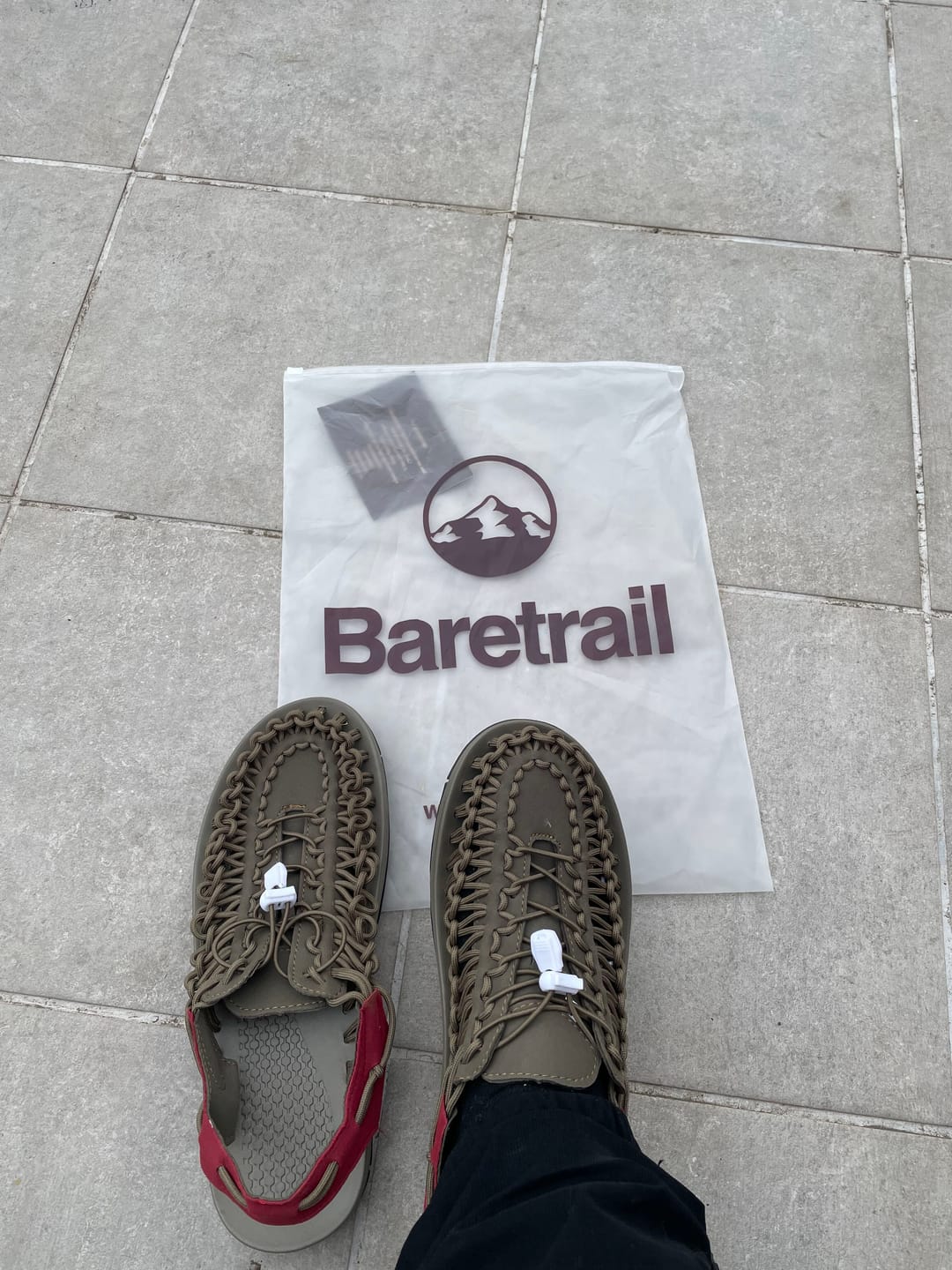 Customer photo review of Sandalias Barefoot unisex TrailStep™