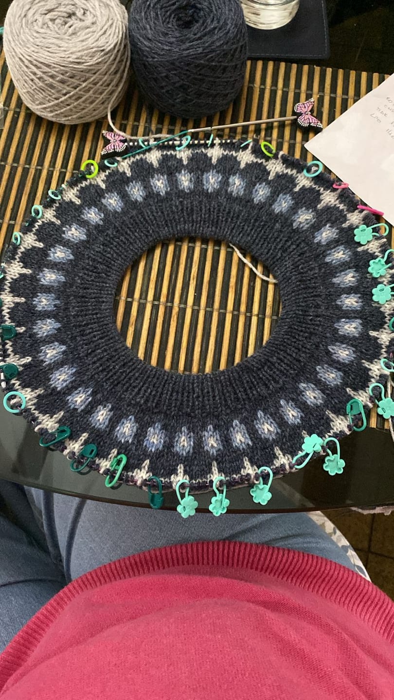 Customer photo review of Azul marino 55 merino light sport 26