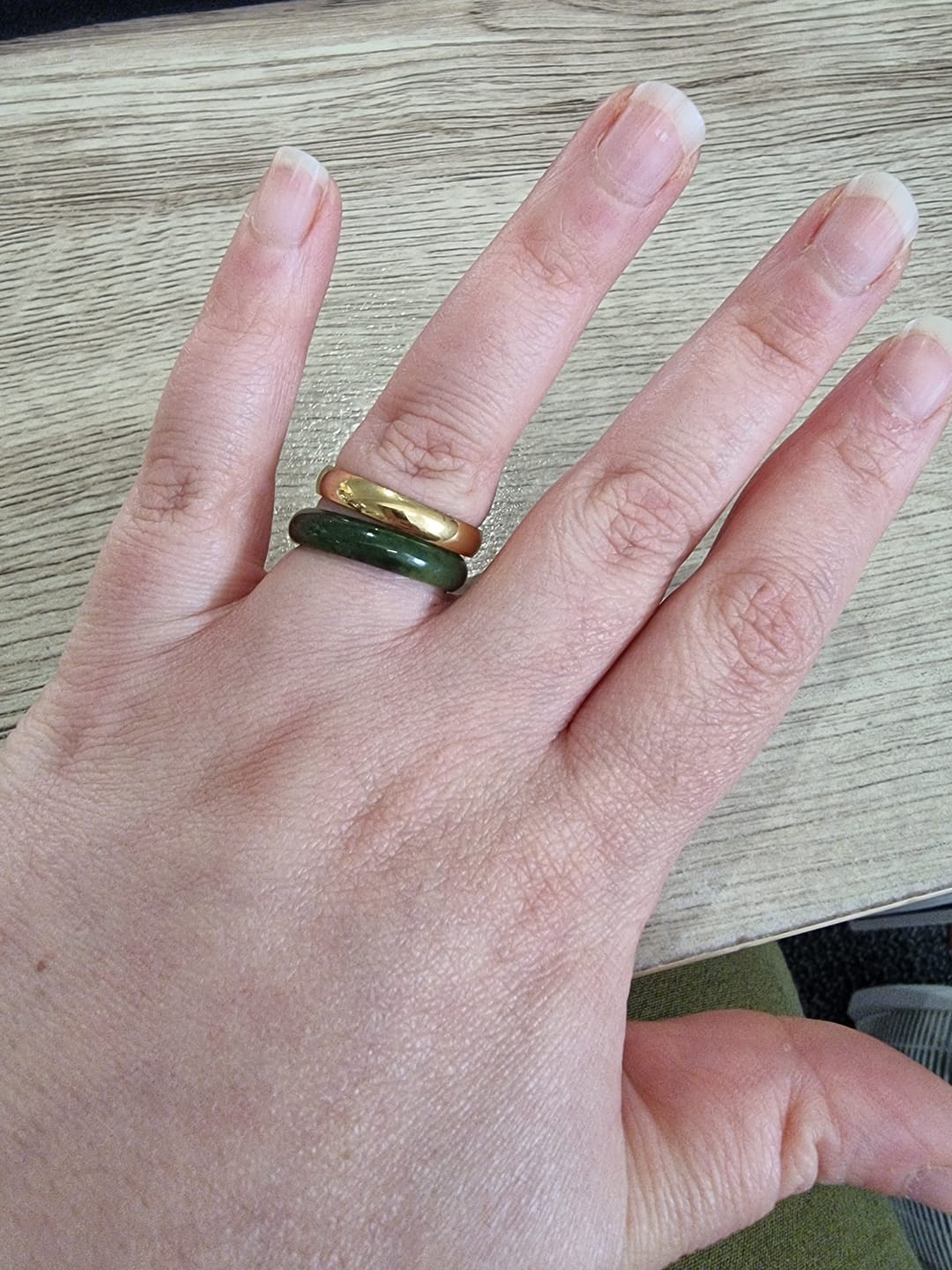 Customer photo review of Greenstone Ring