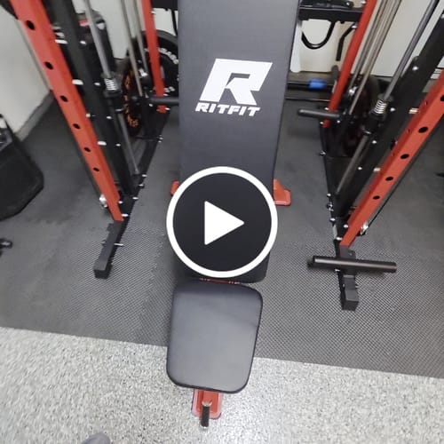 Customer video review of RitFit 1300LB Adjustable Weight Bench BWB01