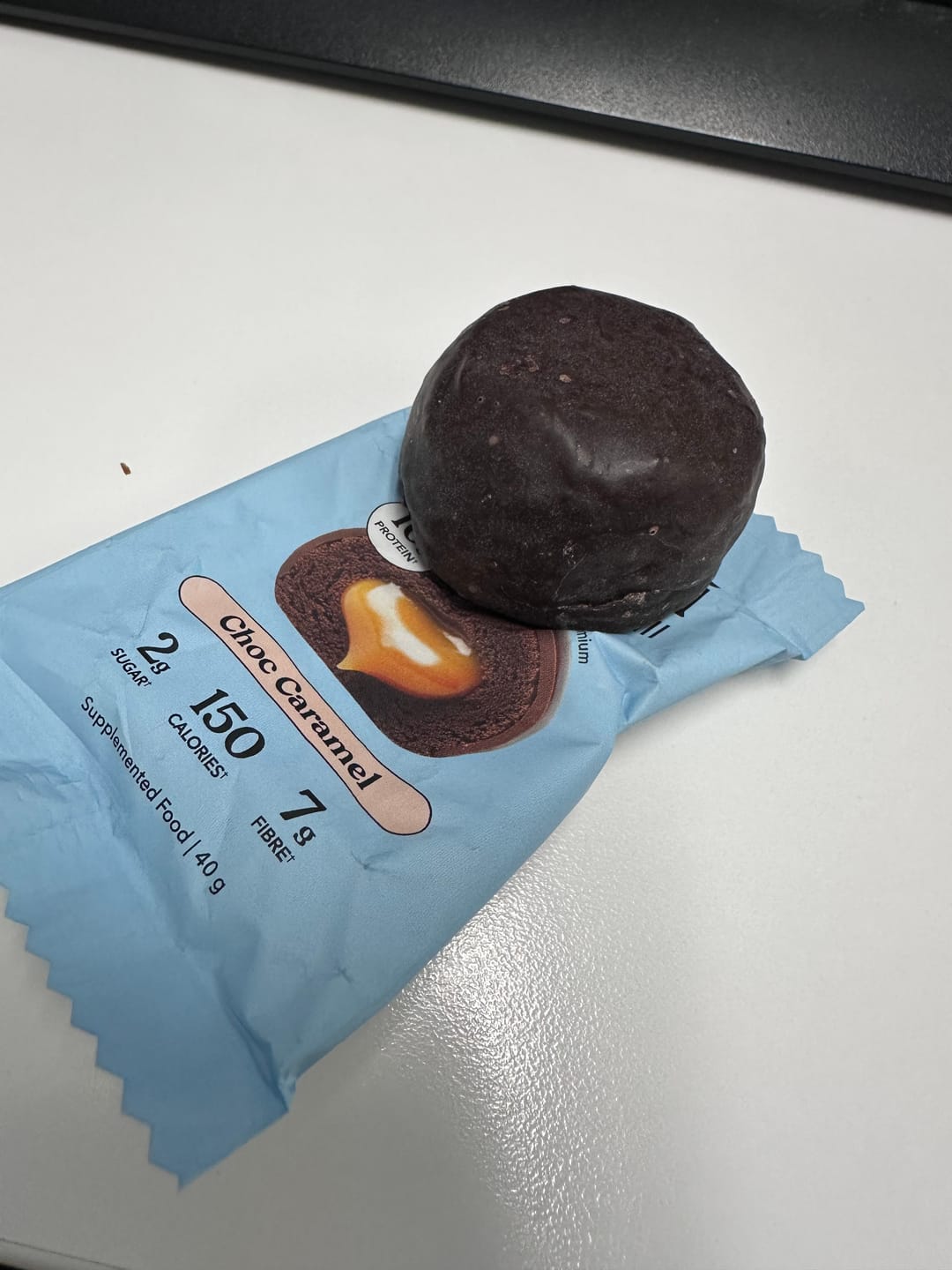 Customer photo review of Choc Caramel Plant Protein Ball