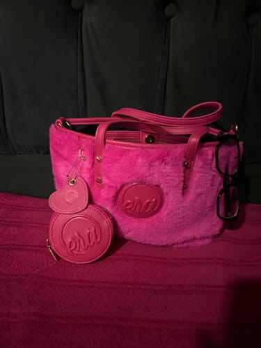 Customer photo review of Pink Mini Tote (Furry-tale Edition)